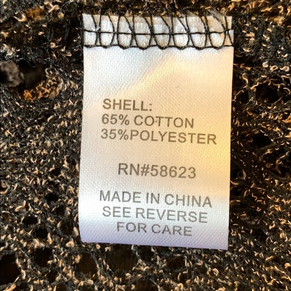 Excellent Open Weave Knit Brown Sweater Vest Large - Picture 8 of 9